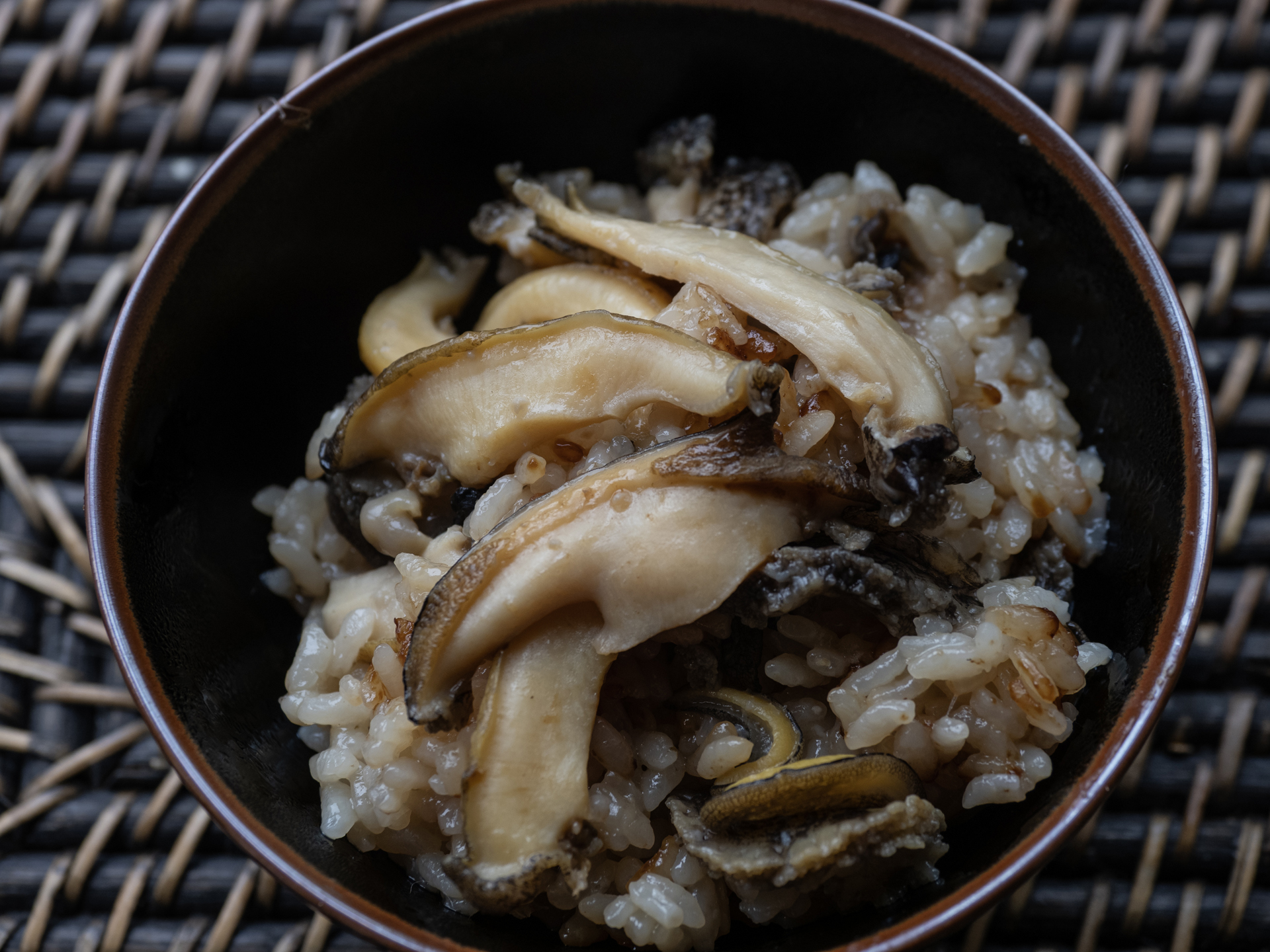 アワビ飯