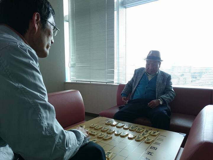 袴田さんと将棋